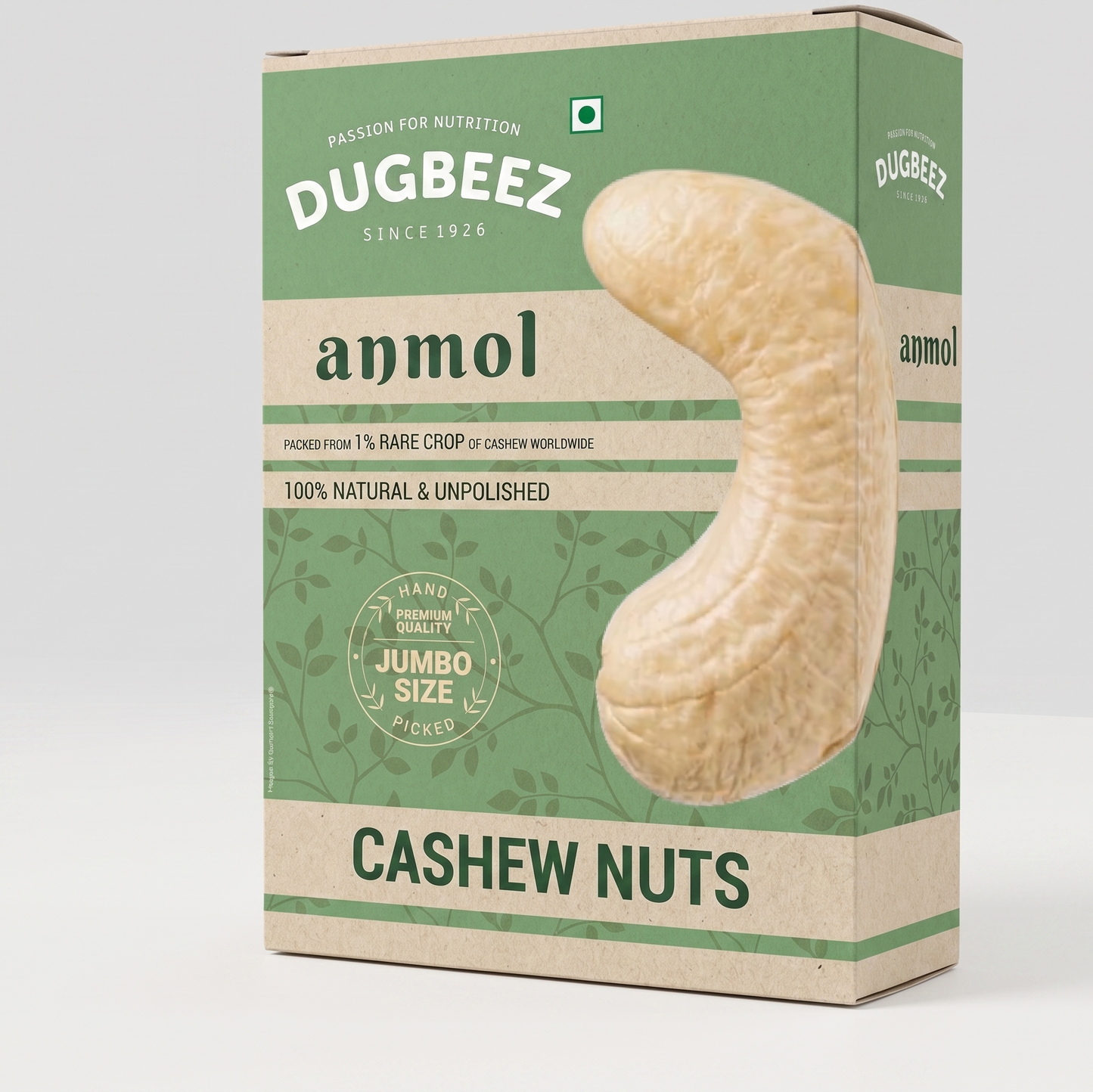 dugbeez jumbo size cashew 500g