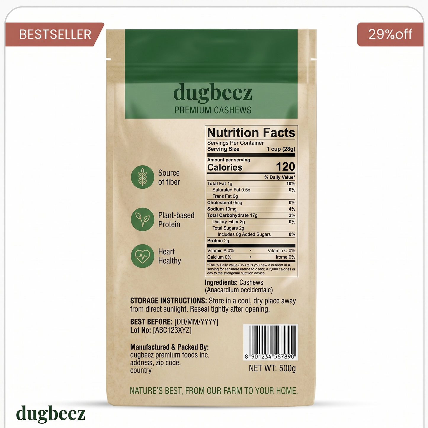 dugbeez premium cashew nut